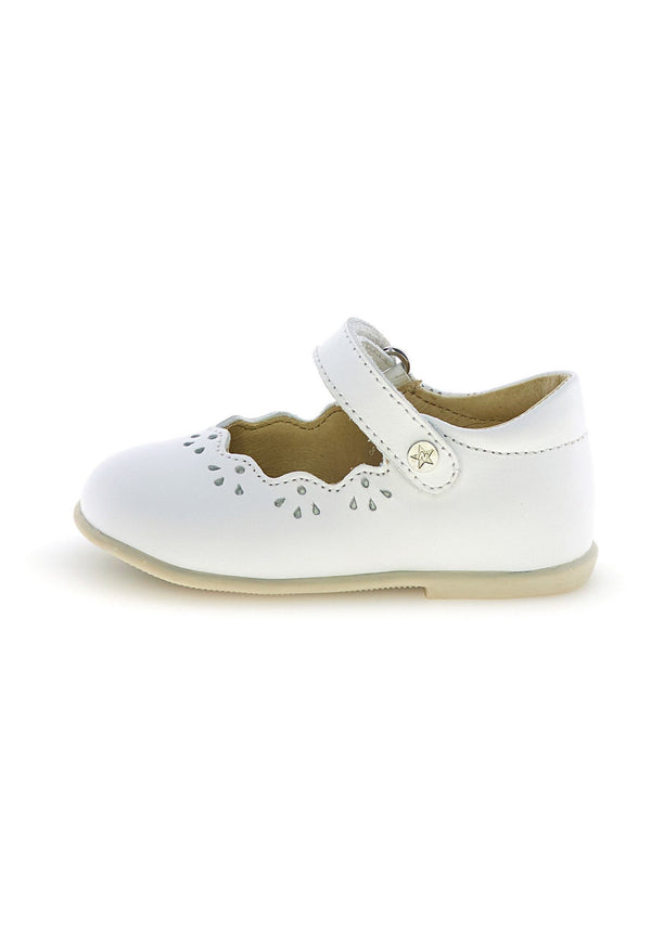 Naturino Ballerina Olya Calf Bianco Bambina - 1