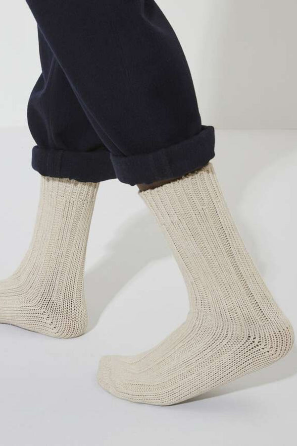 Birkenstock Calze Cotton Slub Beige Donna - 1