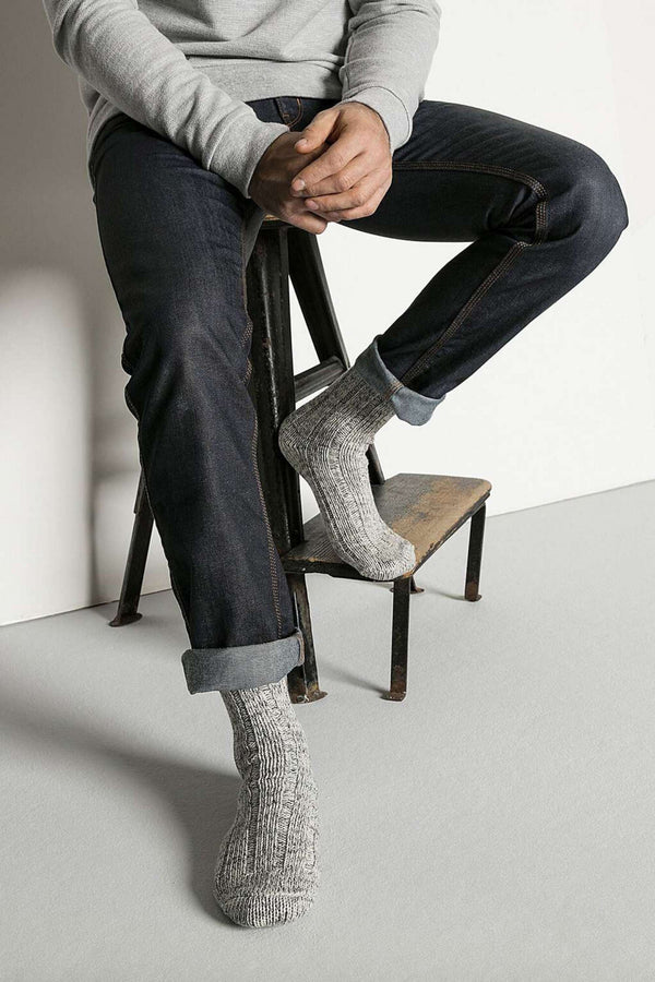 Birkenstock Calze Cotton Slub Bianco Uomo - 1