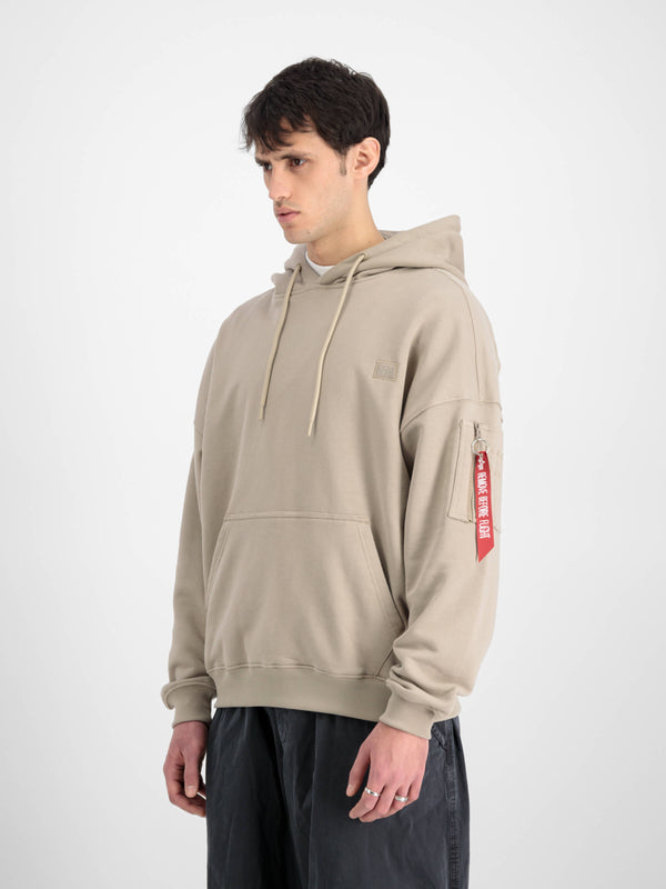 Alpha Industries Felpa Over Unisex C/cappuccio Uomo - 1