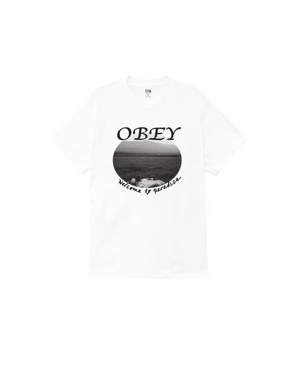 Obey Welcome To Paradise Tee Bianco Uomo - 1