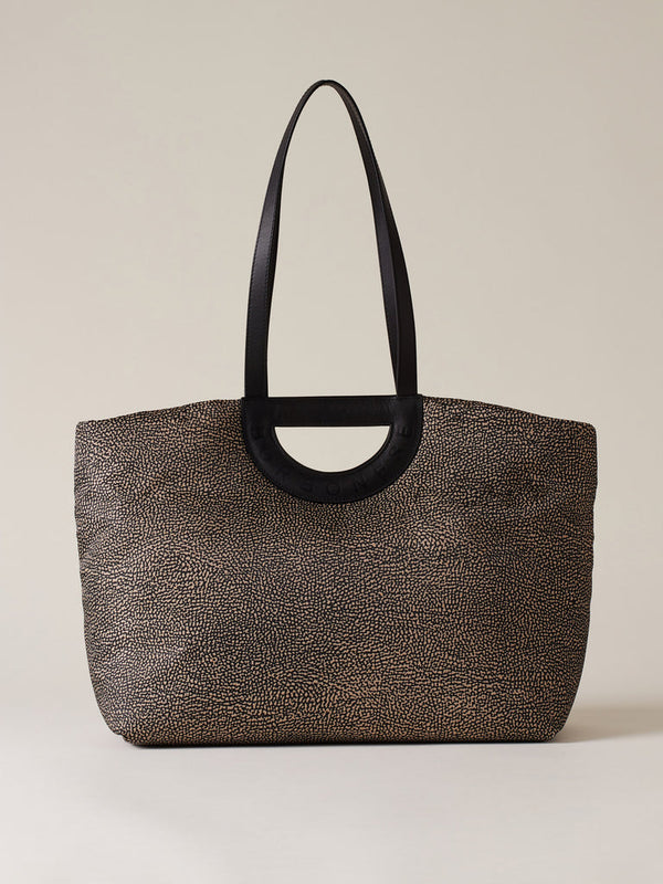 Borbonese Borsa Shopping L. Naturale Donna - 1