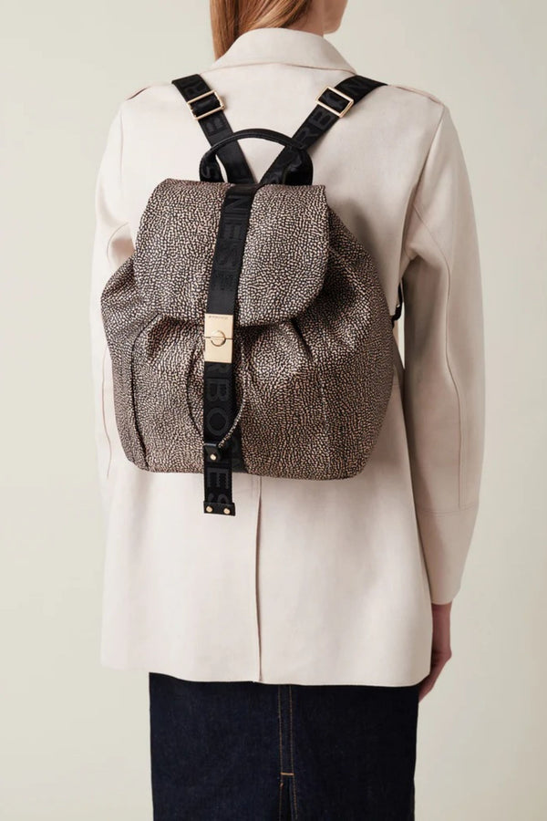 Borbonese Zaino Medio Naturale Donna - 1