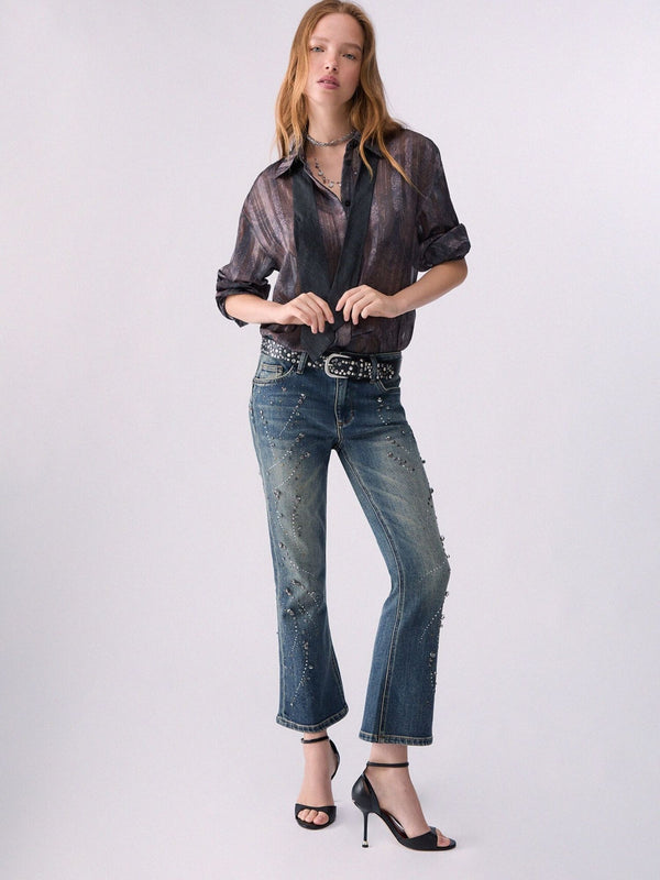 Camicia Donna LIU JO BLUE DENIM - 1
