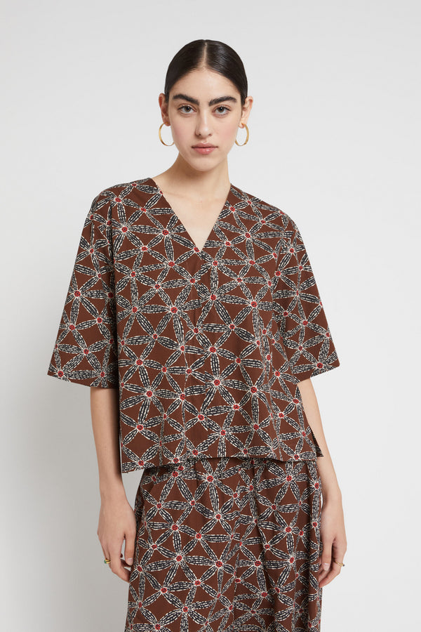 Ottod'ame Camicia Marrone Donna - 1