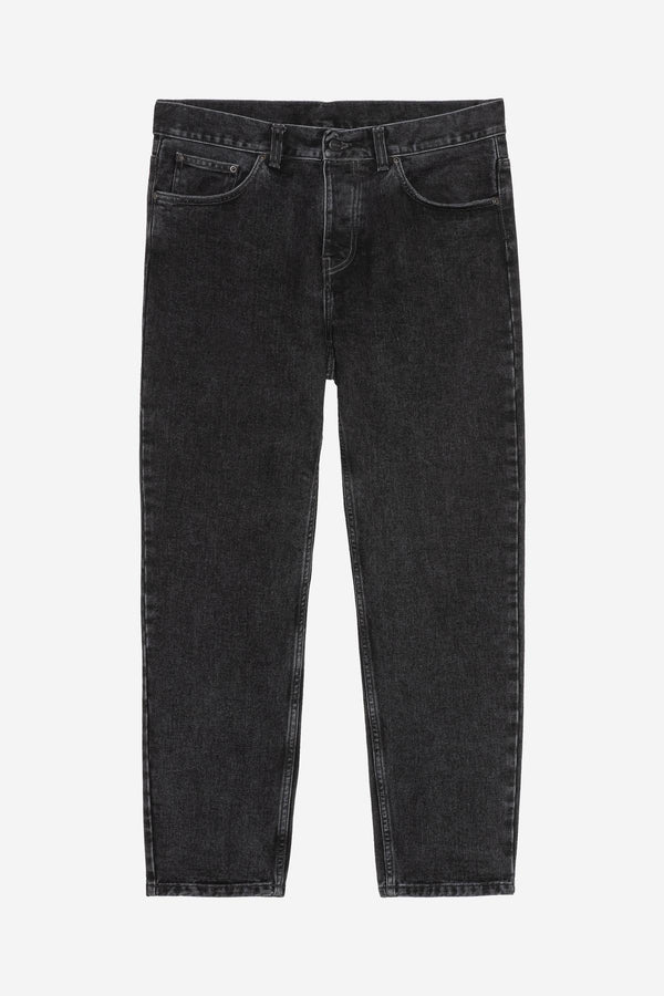 Carhartt Wip Newel Pant Denin Washed Nero Uomo - 1