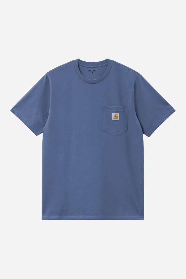 Carhartt Wip Pocket T-shirt Cotton Blu Uomo - 1