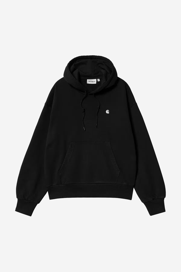 Carhartt Wip Felpa Hodded Casey Nero Donna - 1