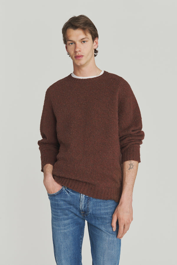 Roy Roger's Pull Girocolloshetland Brushed Uomo - 1