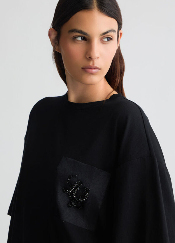 Liu Jo T-shirt Over Con Taschino Donna - 1