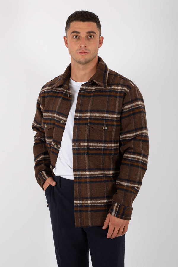 Selected Men's Noos Check Shirt Jacket - 1