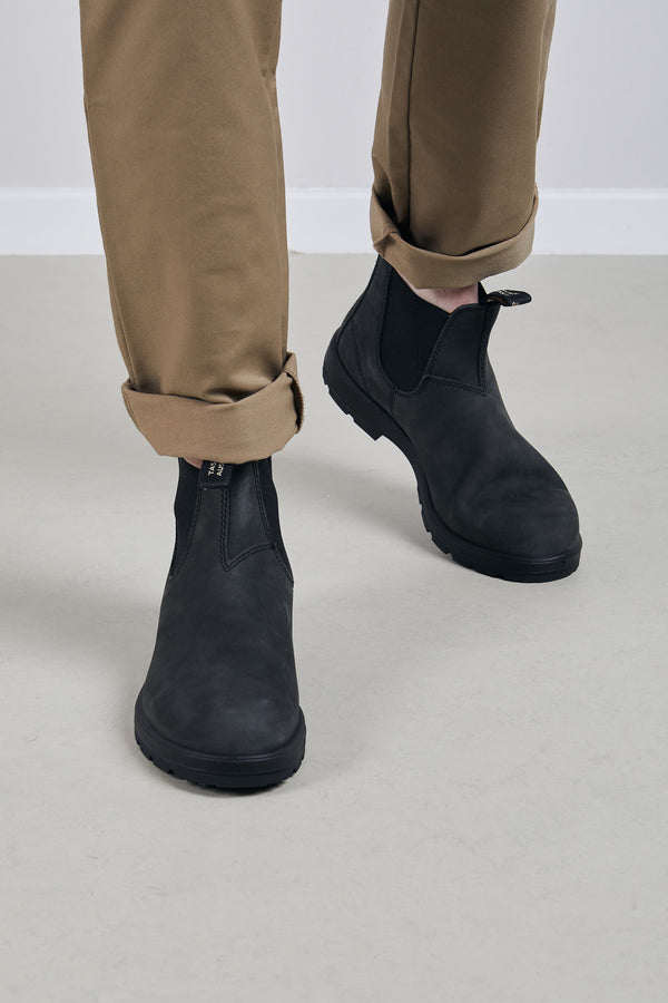 Blundstone Boot Rustic Black Leather Nero Uomo - 1