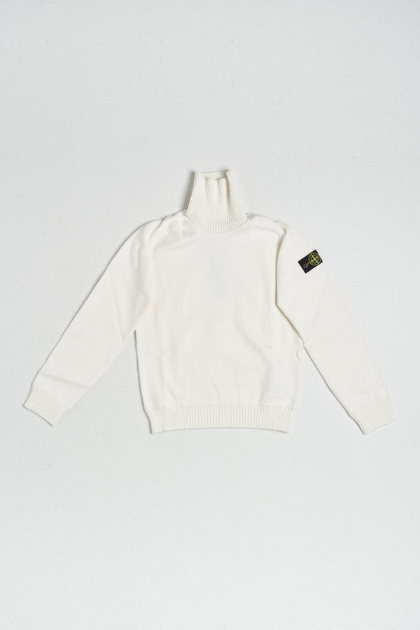 Stone Island Turtleneck Knit Natural Child - 1