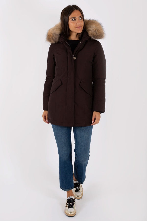 Woolrich Arctic Parka 2 Tasche Marrone Donna - 1