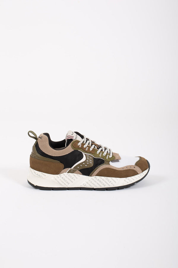 Voile Blanche Sneakers Suede/fabric/nylon Grigio Uomo - 1