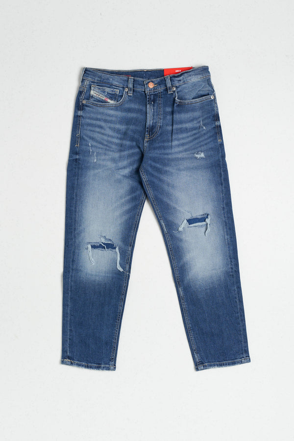 Diesel Kid Denim Con Rotture Blu Bambino - 1