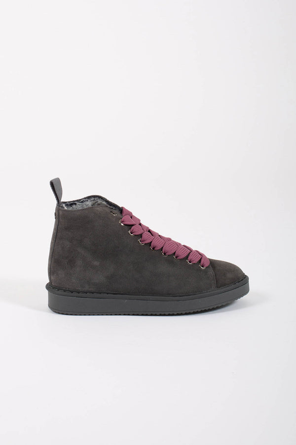 Panchic Ankle Boot Suede Faux Fur Brown Women - 1