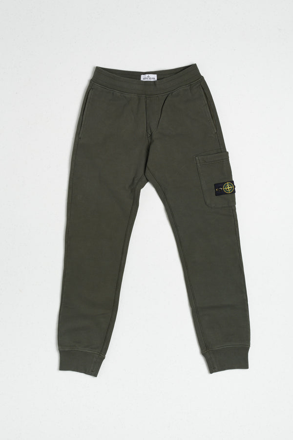 Stone Island Cargo Sweat Pants Verde Bambino - 1
