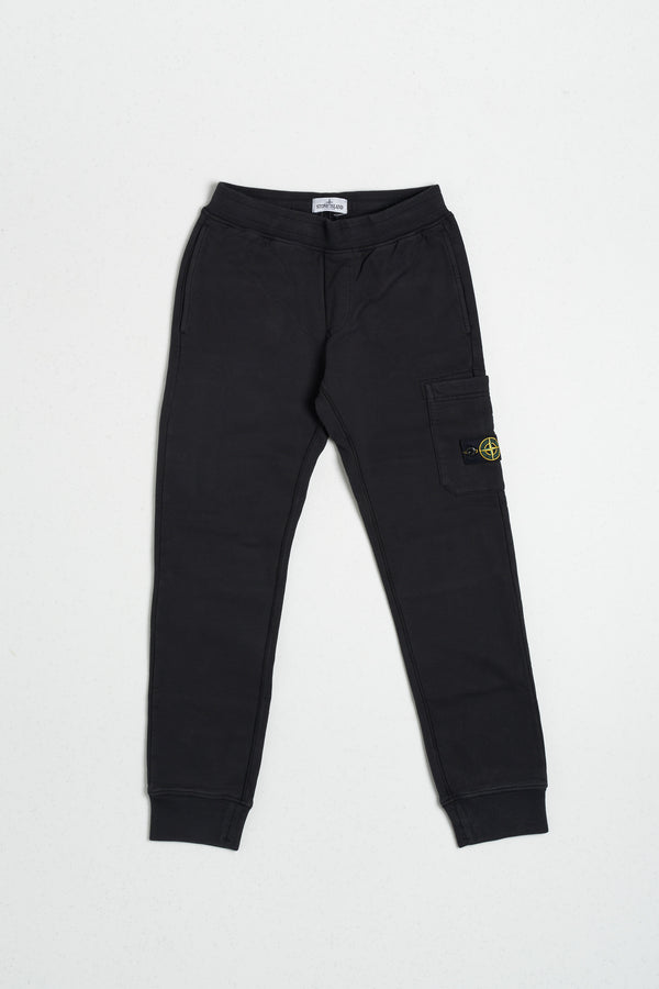 Stone Island Cargo Sweat Pants Nero Bambino - 1