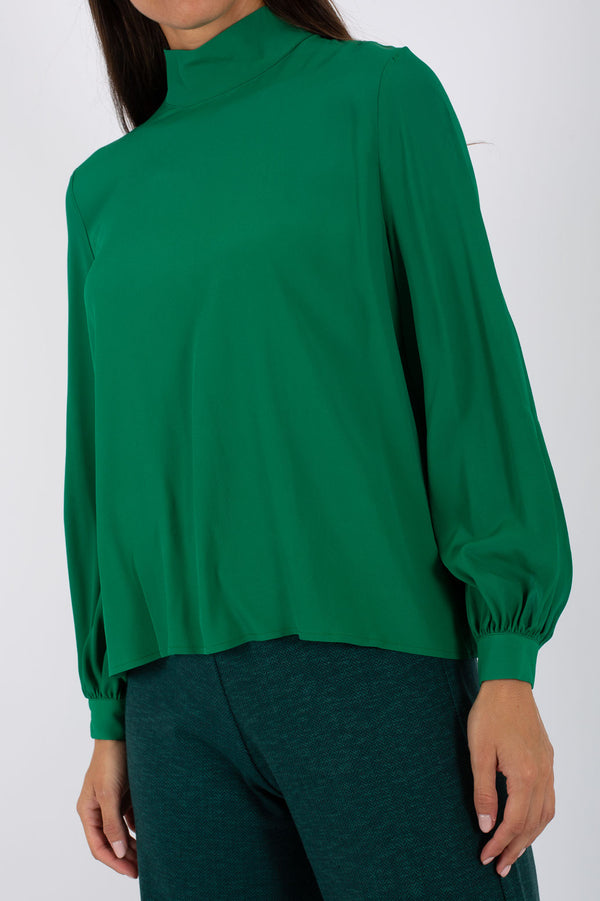 Niu' Blusa Collo Alto Donna - 1
