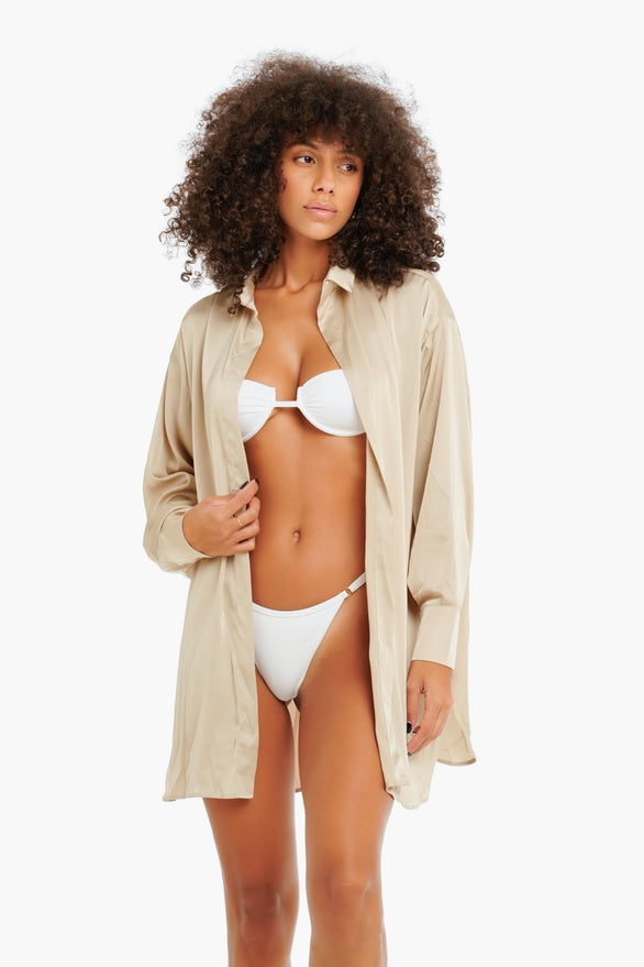 Camicia senza bottoni donna shop