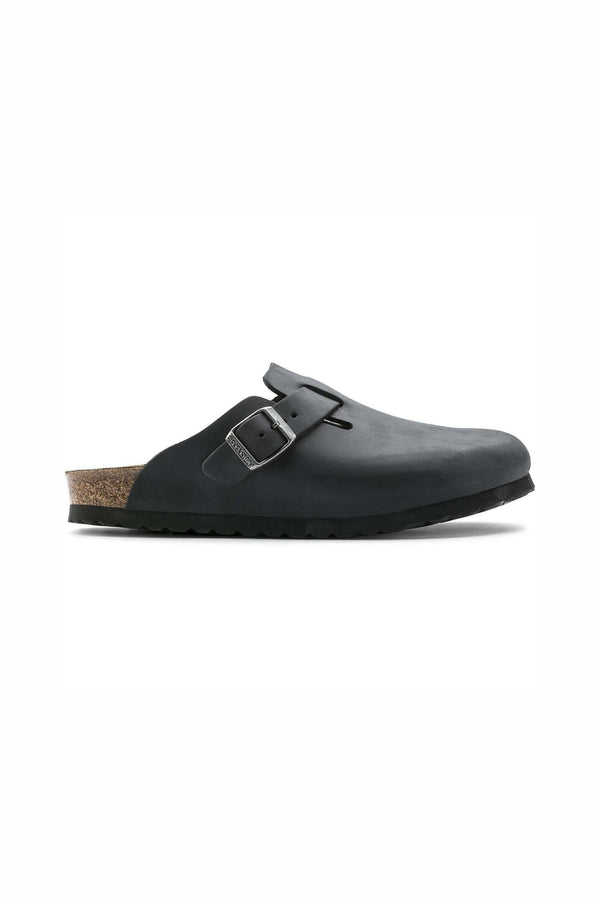 Birkenstock Boston Oiled Nero Uomo - 2
