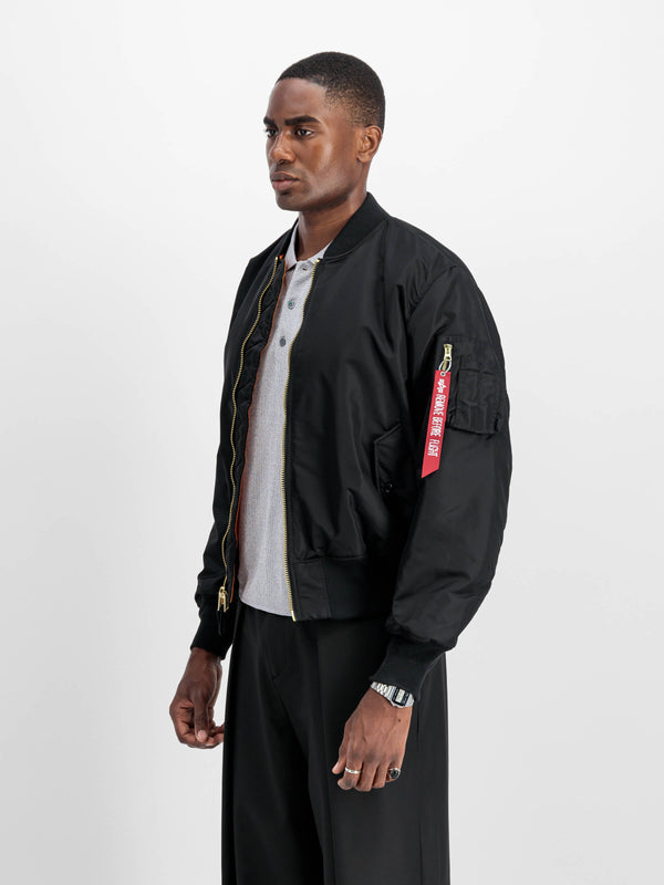 Alpha Industries Bomber Over Nylon Reversibile Nero Uomo - 1