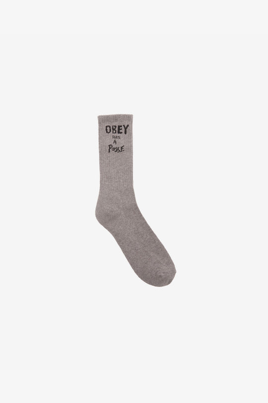 Obey Has A Posse Socks Grigio Uomo
