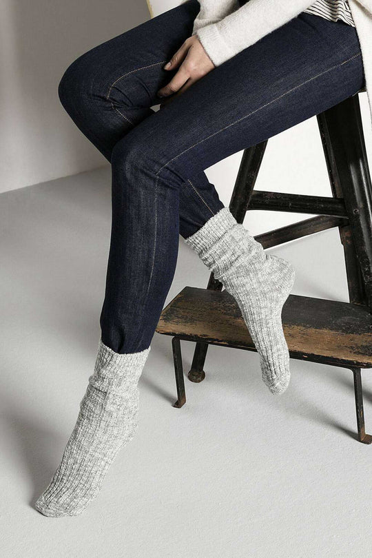 Birkenstock Calze Cotton Slub Bianco Donna