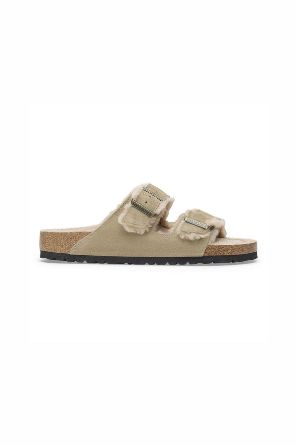 Birkenstock Arizona Shearling Grigio Donna - 2