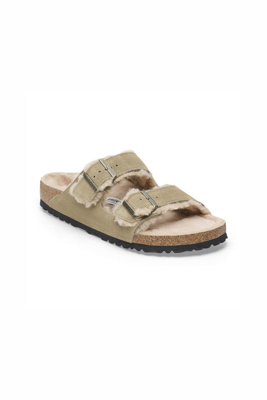 Birkenstock Arizona Shearling Grigio Donna
