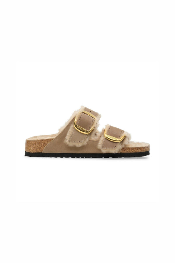 Birkenstock Arizona Big Buckle Shearling Marrone Donna - 2
