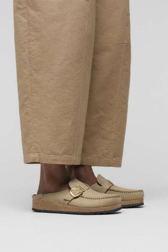 Birkenstock Sabot Buckley Oiled Leather Marrone Donna