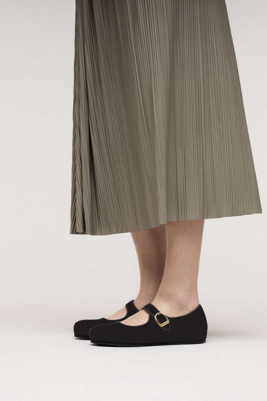 Birkenstock Santa Clarita Velvet Nero Donna