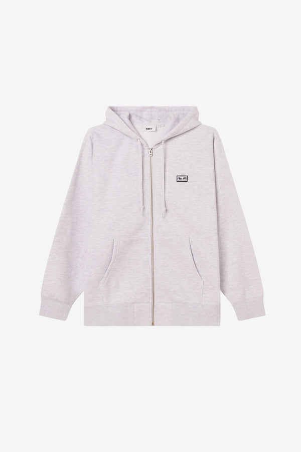 Obey Est. Works Eyes Zip Hood Ii Grigio Uomo - 1