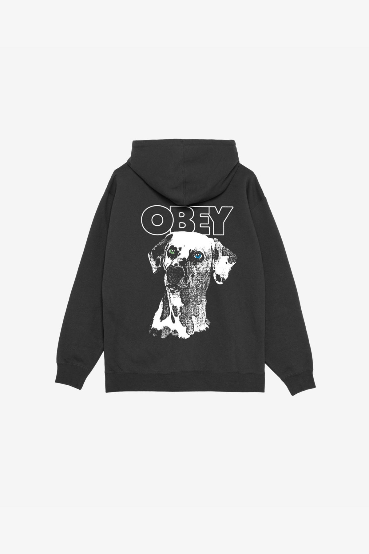 Obey Dalmation Fleece Nero Uomo - 2