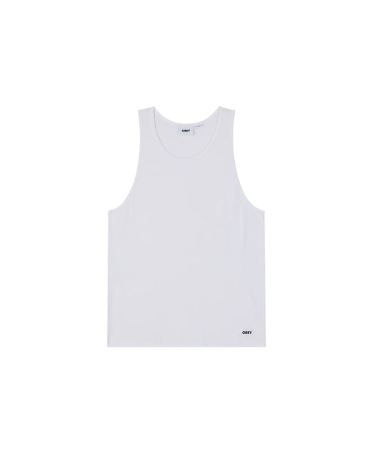 Obey Standard Rib Tank 2 Pack Bianco Uomo