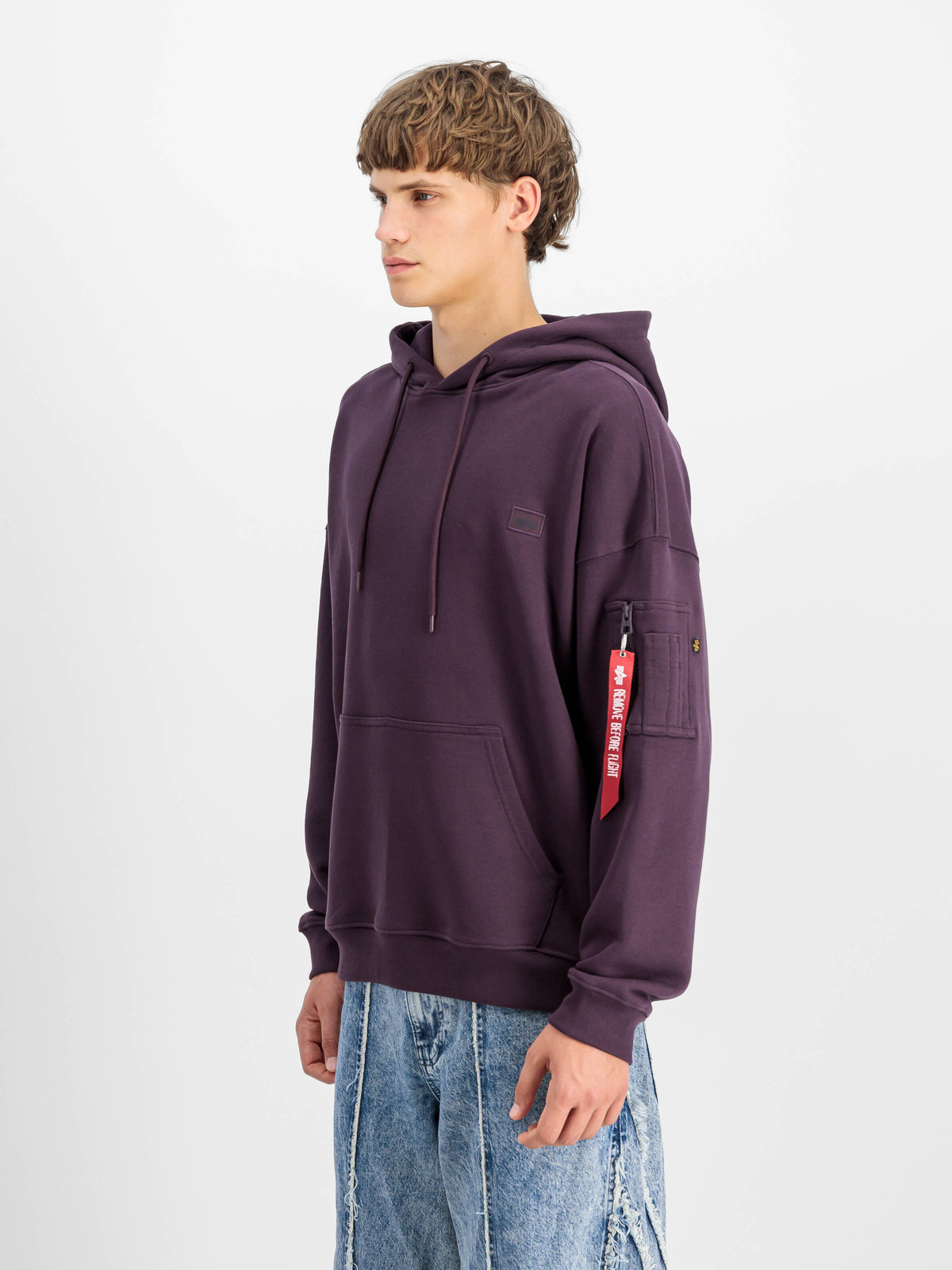 Alpha Industries Felpa Over C/cappuccio Unisex - 1