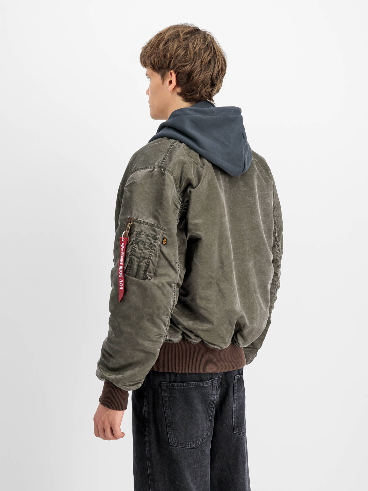 Alpha Industries Bomber Over Effetto Cangiante Unisex - 3