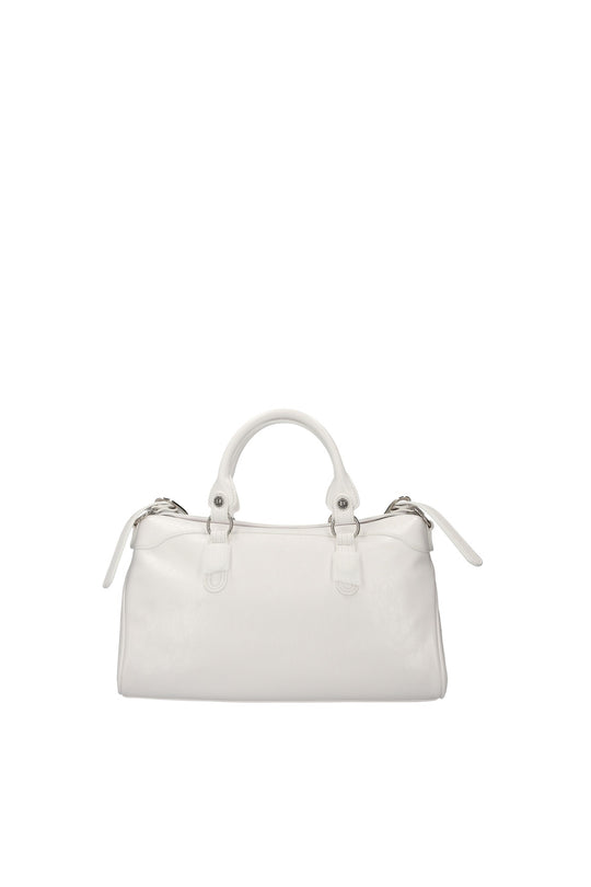 Liu Jo M Satchel Bauletto Ecopelle Bianco Donna