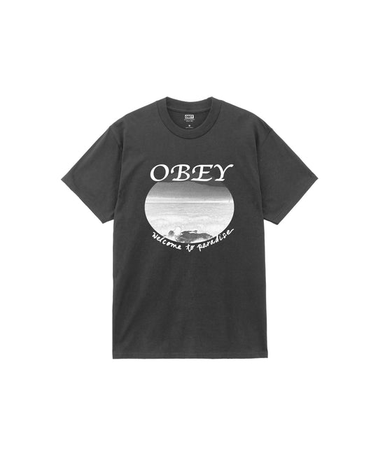 Obey Welcome To Paradise Tee Nero Uomo