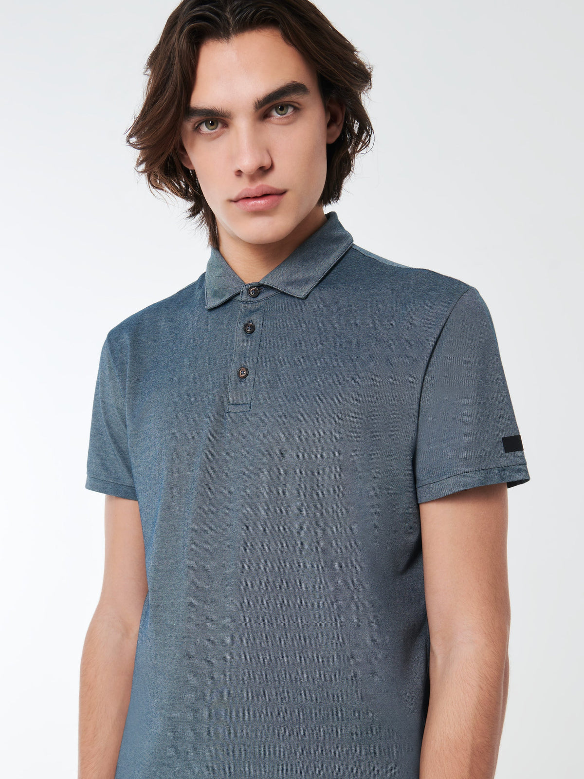 Rrd Doticon Polo Jersey Tecnico Blu Donna - 3