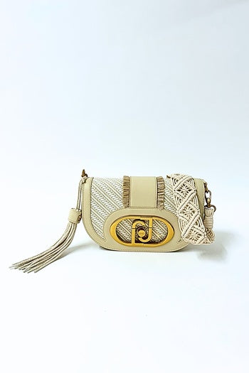 Liu Jo M Crossbody Corda Intrecciata Bianco Donna - 1