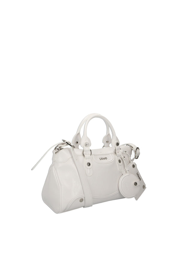 Liu Jo M Satchel Faux Leather Boston Bag White Women - 2