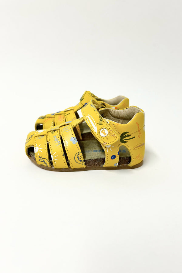 Falcotto Sandal Alby Calf Yellow Unisex Children - 3