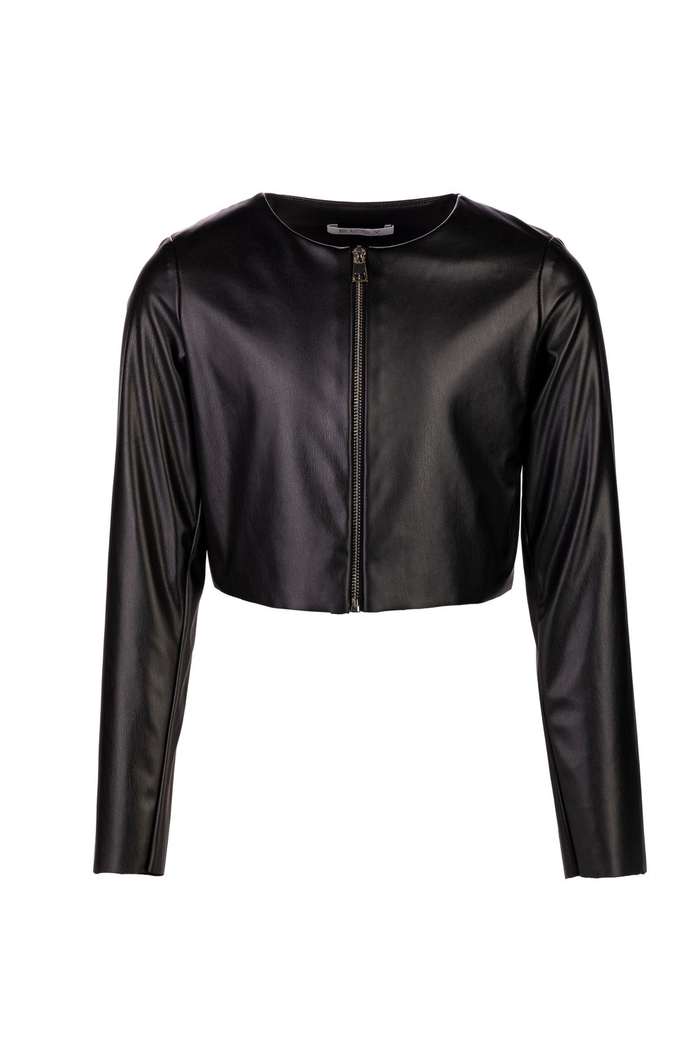 Elsy Giubbino Ecopelle Nero Bambina » Verdi Promesse