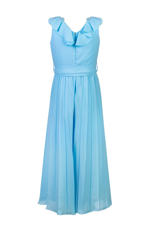 Elsy Tuta Pantalone Plissettato S/m Azzurro Bambina - 1