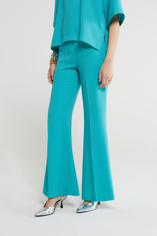 Ottod'ame Pantalone Crepe Palazzo Donna