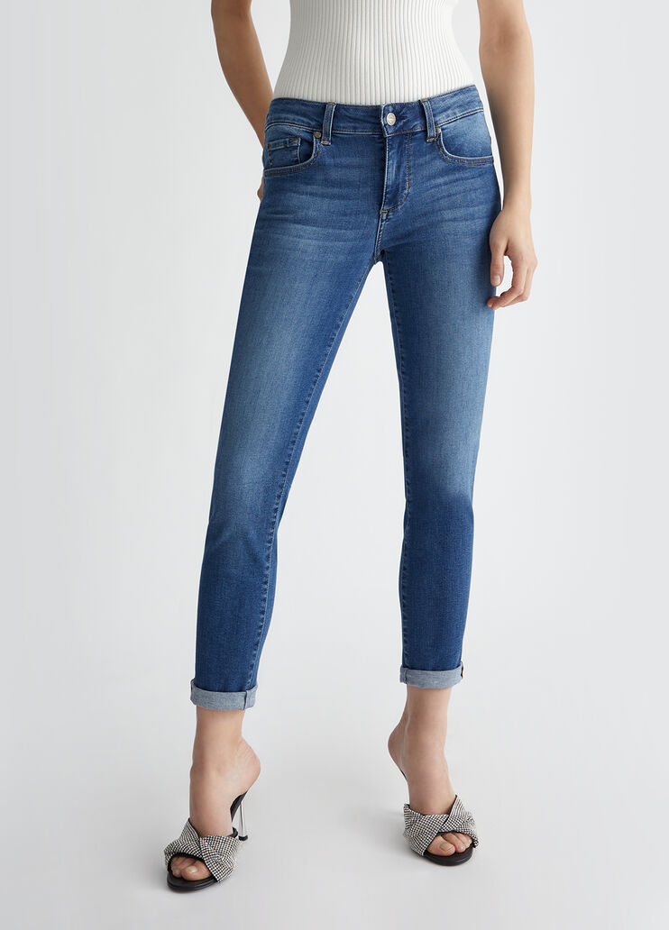 Liu Jo Jeans Authentic Monroe Risvolt Blu Donna - 1