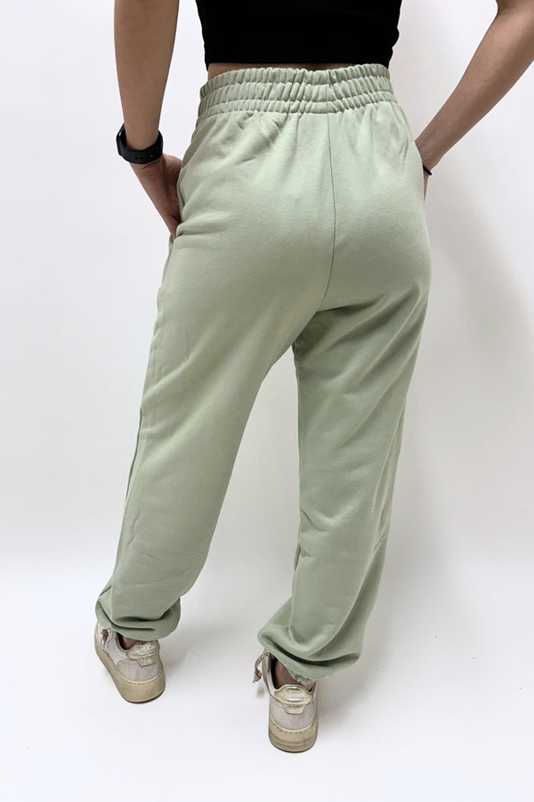 Hinnominate Pantalone Felpa Basico Verde Donna - 2